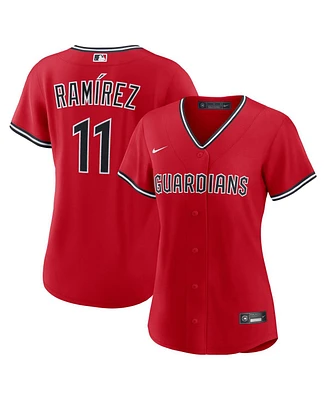 Nike Women's Jose Ramirez Red Cleveland Guardians Alternate 2 Replica Jersey