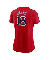 Nike Women's Jarren Duran Red Boston Sox Fuse Name Number T-Shirt