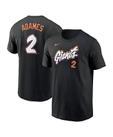 Nike Men's Willy Adames Black San Francisco Giants 2025 City Connect Fuse Name Number T-Shirt