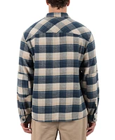 Hurley Men's Santa Cruz Seaside Flannel Long Sleeve Shirt