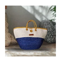 Rain and Peace Nourishment Handmade Sisal Straw Basket Bag