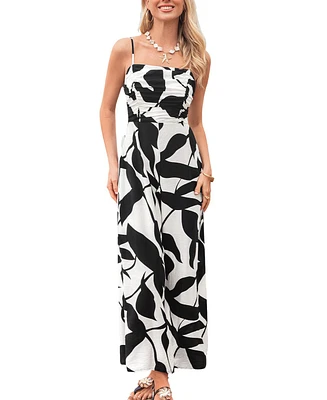 Cupshe Women's Shadow Dance Abstract Jumpsuit