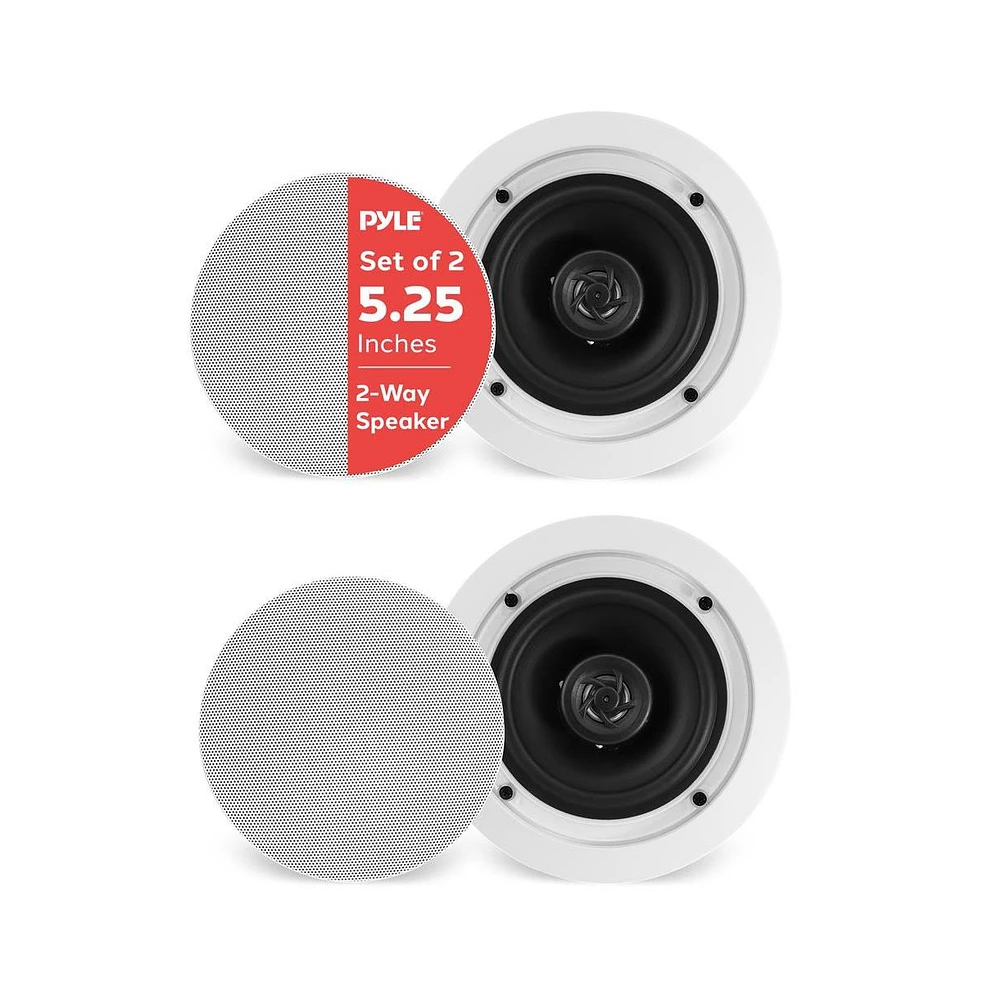 Pyle Two Way Stereo Sound Speaker - Dual Professional Audio Speakers System