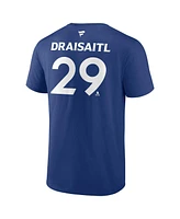 Fanatics Men's Leon Draisaitl Royal Edmonton Oilers 2025 Stanley Cup Final Name Number T-Shirt