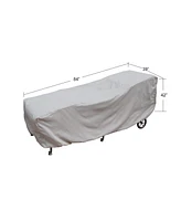 Mondawe 39"W x 84"D x 42"H Chaise Lounge Protective Cover with Elastic