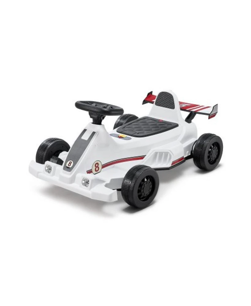 Electric Go Kart 6V Drift Go Cart for Kids Ages 2+ Strong Motor