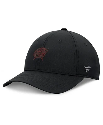 Fanatics Men's Black Columbus Blue Jackets Authentic Pro Road Adjustable Hat