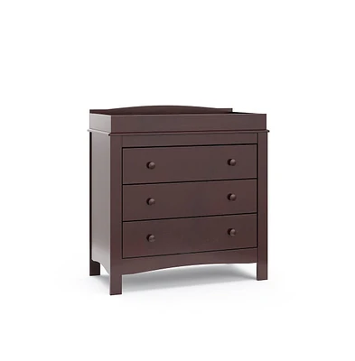 Graco Noah 3 Drawer Chest with Changing Topper (Espresso)