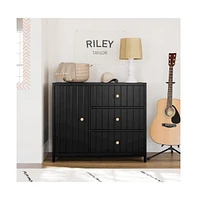 Graco Teddi Drawer Combo Dresser (Black)