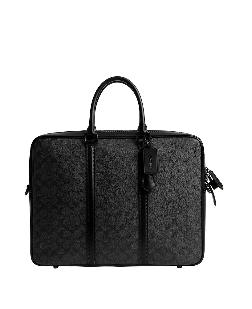 Coach Men's Metropolitan Signature Canvas Workbag