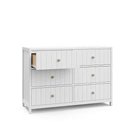 Graco Teddi 6 Drawer Double Dresser (White)