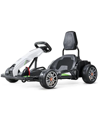 Electric Go Kart 24V Drift Go Cart for Kids 200W Strong Motor High Speed