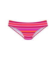 Lascana Women's Striped Classic Bikini Swimsuit Bottom