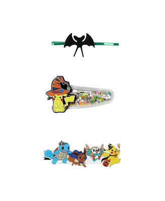 Pokemon Halloween 3-Piece Hair Clips Set