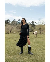 Petal and Pup Colter Long Sleeve Maxi Dress