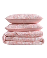Tommy Bahama Distressed Water Leaves Cotton Reversible 2-Pc. Quilt Set, Twin