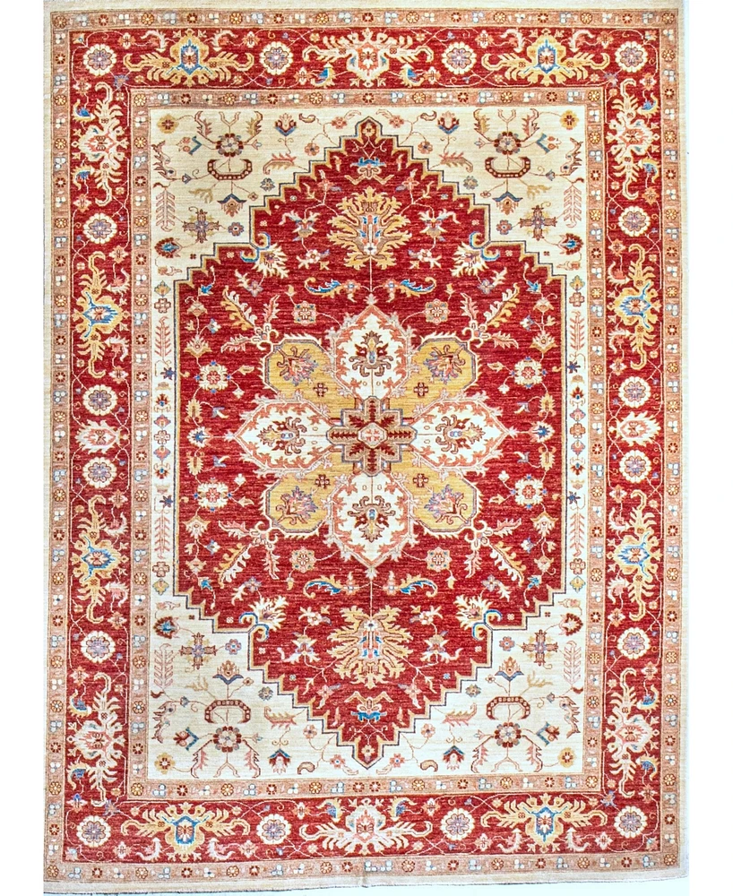Bashian One of a Kind Mansehra 640433 6'8''x9'1'' Area Rug