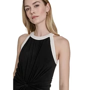 Vince Camuto Petite Sleeveless Wide-Leg Jumpsuit
