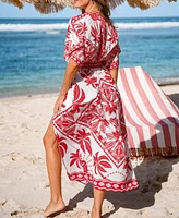 Cupshe Women's Sahara Soul Ornate Maxi Beach Dress