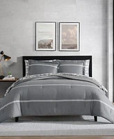Eddie Bauer Chevron Stripes Microfiber Reversible Comforter Sets