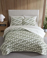 Eddie Bauer Garden Bloom Cotton Reversible -Pc. Quilt Set