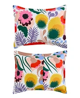 Marimekko Ojakellukka Cotton Percale 3-Pc. Duvet Cover Set, King