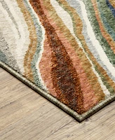 Oriental Weavers Tisdell TIS07 3'9"x5'2" Area Rug