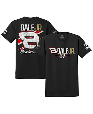 Jr Motorsports Official Team Apparel Men's Black Dale Earnhardt Jr. Budweiser T-Shirt