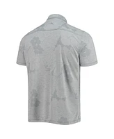 Tommy Bahama Men's Gray Joey Logano Miramar Blooms Polo Shirt