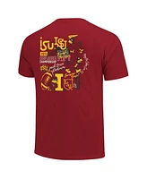 Image One Men's Cardinal Iowa State Cyclones Through the Years 2-Hit T-Shirt