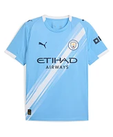 Puma Men's Erling Haaland Sky Blue Manchester City 2025/26 Home Replica Player Jersey