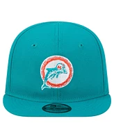 New Era Baby Boys and Girls Aqua Miami Dolphins My 1st 9FIFTY Adjustable Hat