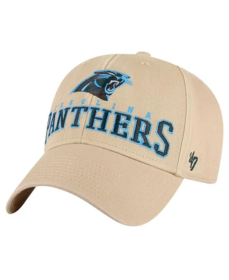 '47 Brand Men's Khaki Carolina Panthers Powell Mvp Adjustable Hat