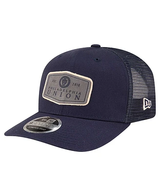 New Era Men's Navy Philadelphia Union Labeled 9SEVENTY Trucker Stretch-Snap Adjustable Hat