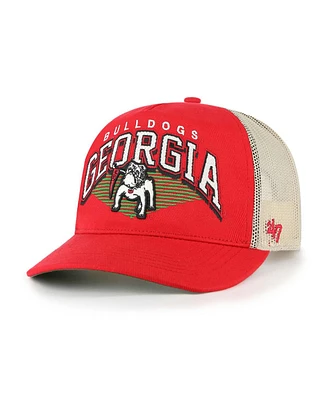 '47 Brand Men's Red Georgia Bulldogs Pomona Mesh Hitch Adjustable Trucker Hat