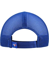New Era Toddler White/Royal Toronto Blue Jays Painted A-Frame 9FORTY Trucker Adjustable Hat