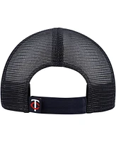 New Era Toddler White/Navy Minnesota Twins Painted A-Frame 9FORTY Trucker Adjustable Hat