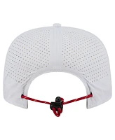 New Era Men's White Los Angeles Angels Perforated Golfer Snapback Hat