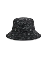 New Era Big Boys and Girls Black Pittsburgh Pirates 2025 Spring Training All Over Print Bucket Hat
