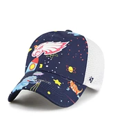 ''47 Brand Big Boys and Girls Navy Philadelphia Eagles Space Dino Adjustable Trucker Hat