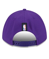 New Era Men's Purple Los Angeles Lakers 2025 Nba Draft M-Crown A-Frame 9FORTY Adjustable Hat