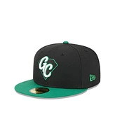 New Era Men's Black Dayton Dragons Theme Nights 59FIFTY Fitted Hat