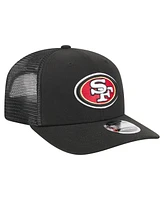 New Era Men's Black San Francisco 49ers Team Collection 9SEVENTY Stretch-Snap Adjustable Hat