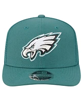 New Era Men's Midnight Green Philadelphia Eagles Team Collection 9SEVENTY Stretch-Snap Adjustable Hat