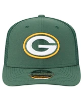 New Era Men's Green Green Bay Packers Team Collection 9SEVENTY Stretch-Snap Adjustable Hat