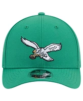 New Era Men's Kelly Green Philadelphia Eagles Team Collection 9FORTY M-Crown Adjustable Hat