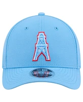 New Era Men's Light Blue Houston Oilers Team Collection 9FORTY M-Crown Adjustable Hat