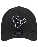 New Era Men's Black Houston Texans Team Collection 9FORTY M-Crown A-Frame Adjustable Hat