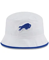 New Era Men's White Buffalo Bills 2025 Nfl Training Camp Stretch Bucket Hat