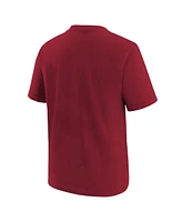 Nike Big Boys and Girls Scarlet San Francisco 49ers Team Wordmark T-Shirt